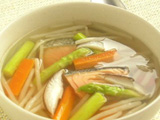 鮭の野菜スープ煮