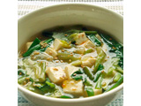 豆腐とレタスの中華スープ