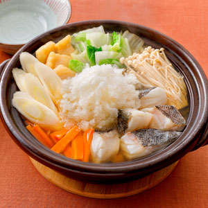 たらのみぞれ鍋